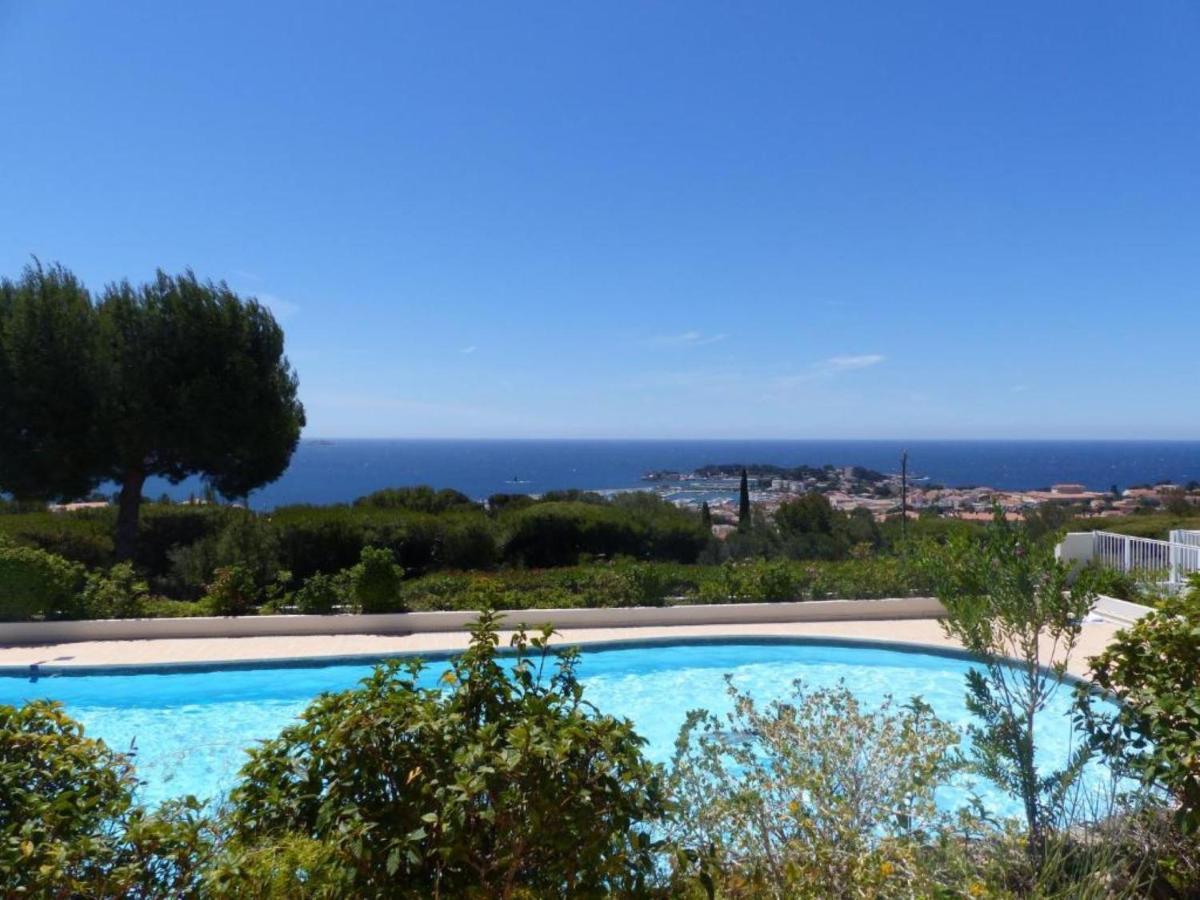 Magnifique Appartement Vue Mer - Grande Terrasse Et Piscine Бандоль Экстерьер фото